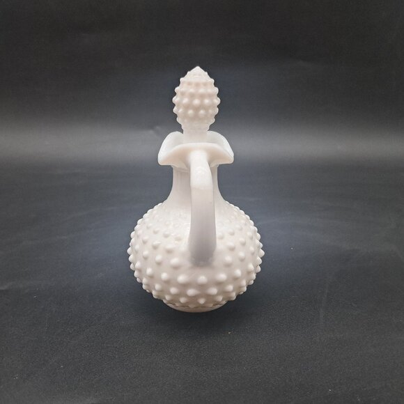 Avon Hobnail Milk Glass Pitcher - Picture 4 of 5